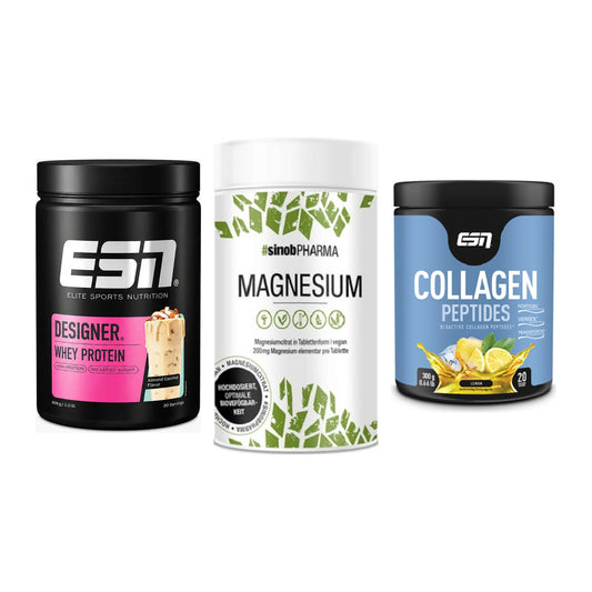 Regenerations-Set: ESN Designer + Sinob Magnesium + ESN Collagen – alle enthaltenen Artikel