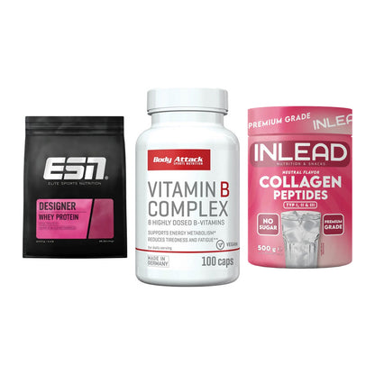 Regenerations-Set: ESN Designer + Body Attack + INLEAD Collagen – alle enthaltenen Artikel