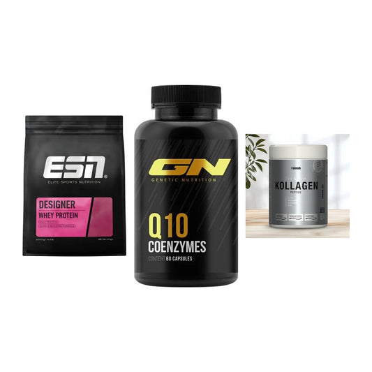 Regenerations-Set: ESN Designer + GN Q10 Health + Sinob Kollagen – alle enthaltenen Artikel
