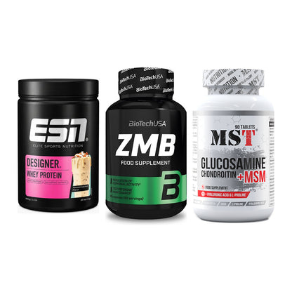 Regenerations-Set: ESN Designer + BioTech ZMB + MST Glucosamine – alle enthaltenen Artikel