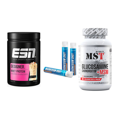 Regenerations-Set: ESN Designer + Body Attack + MST Glucosamine – alle enthaltenen Artikel