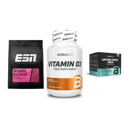 Regenerations-Set: ESN Designer + BioTech Vitamin + BioTech Arthro – alle enthaltenen Artikel