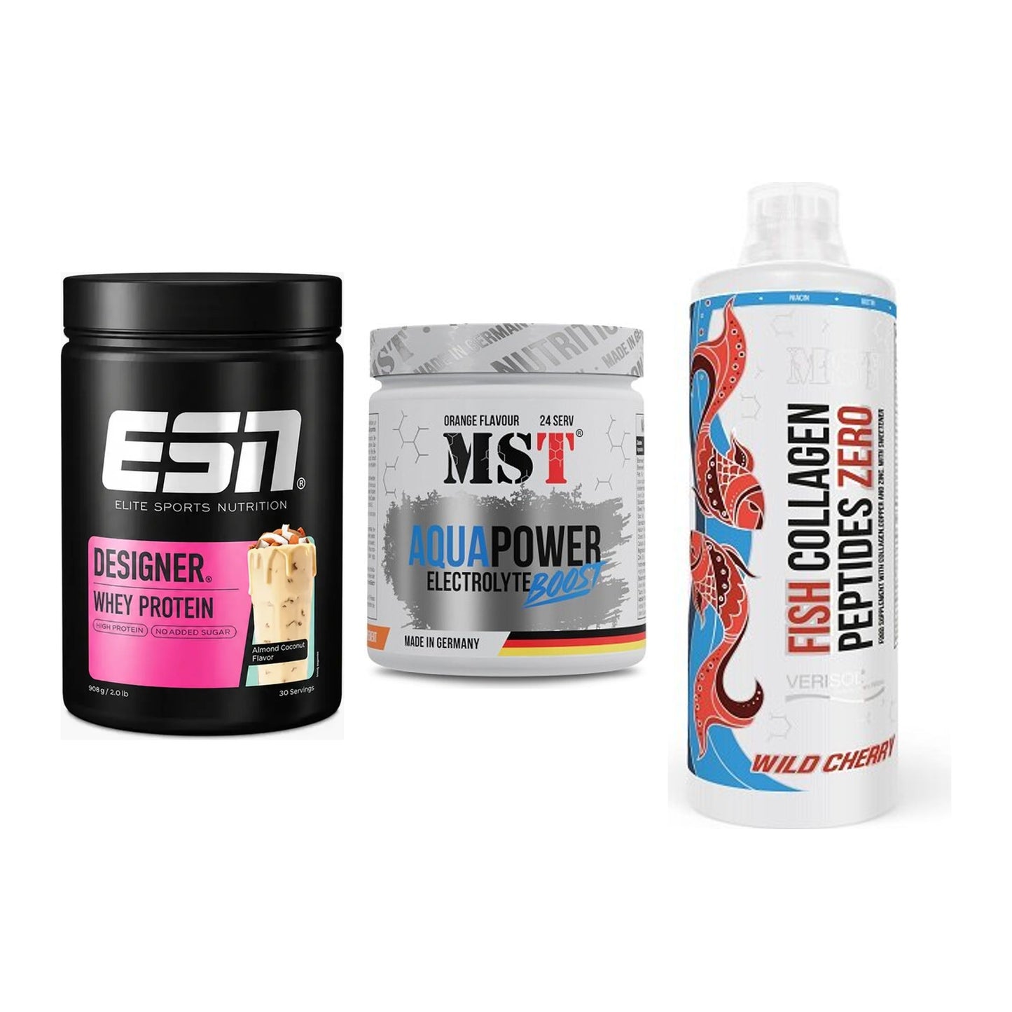 Regenerations-Set: ESN Designer + MST Aqua Power + MST Fish – alle enthaltenen Artikel