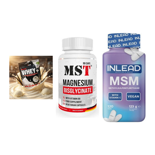 Regenerations-Set: Sinob Honest + MST Magnesium + INLEAD MSM – alle enthaltenen Artikel