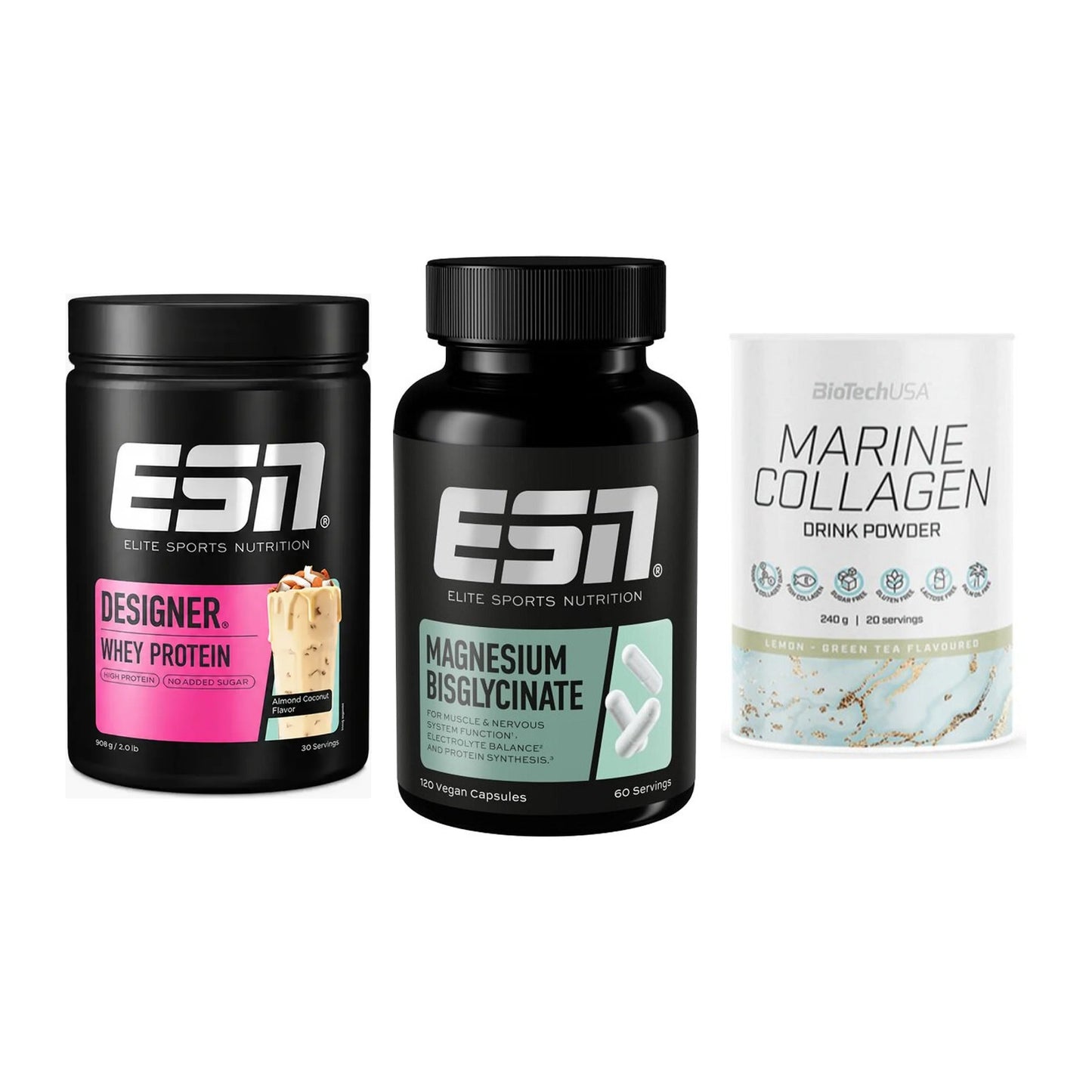 Regenerations-Set: ESN Designer + ESN Magnesium + BioTech Marine – alle enthaltenen Artikel