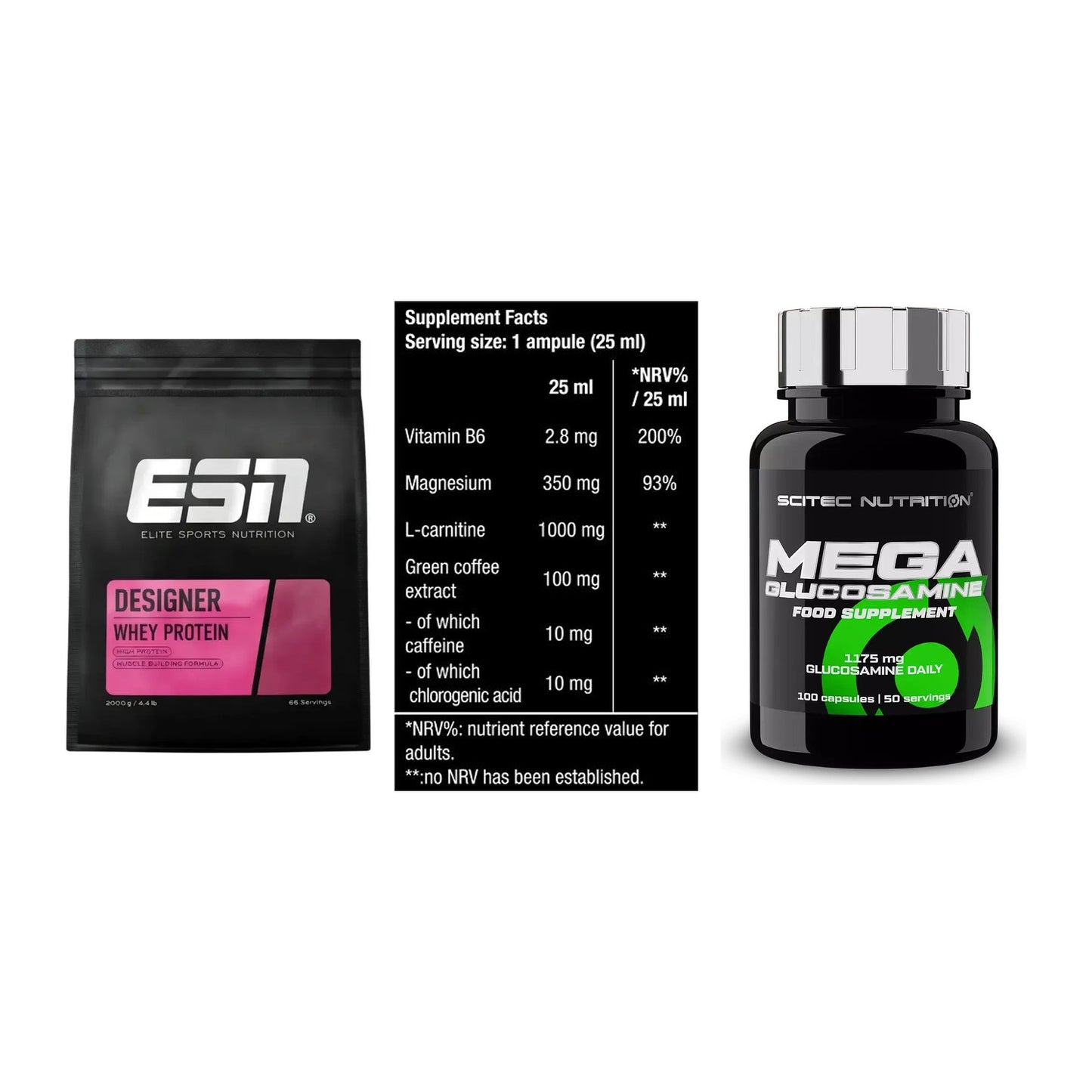 Regenerations-Set: ESN Designer + BioTech Magna + Scitec Mega – alle enthaltenen Artikel