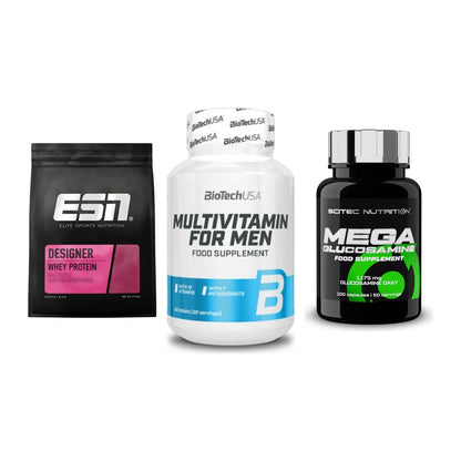 Regenerations-Set: ESN Designer + BioTech Multivi + Scitec Mega – alle enthaltenen Artikel