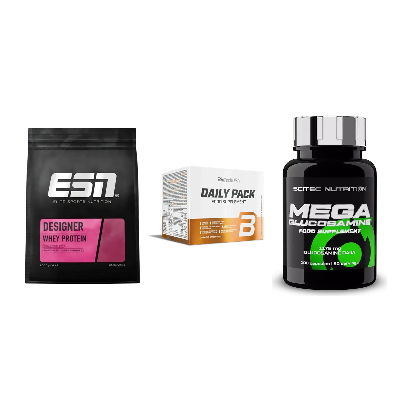 Regenerations-Set: ESN Designer + BioTech Daily + Scitec Mega – alle enthaltenen Artikel