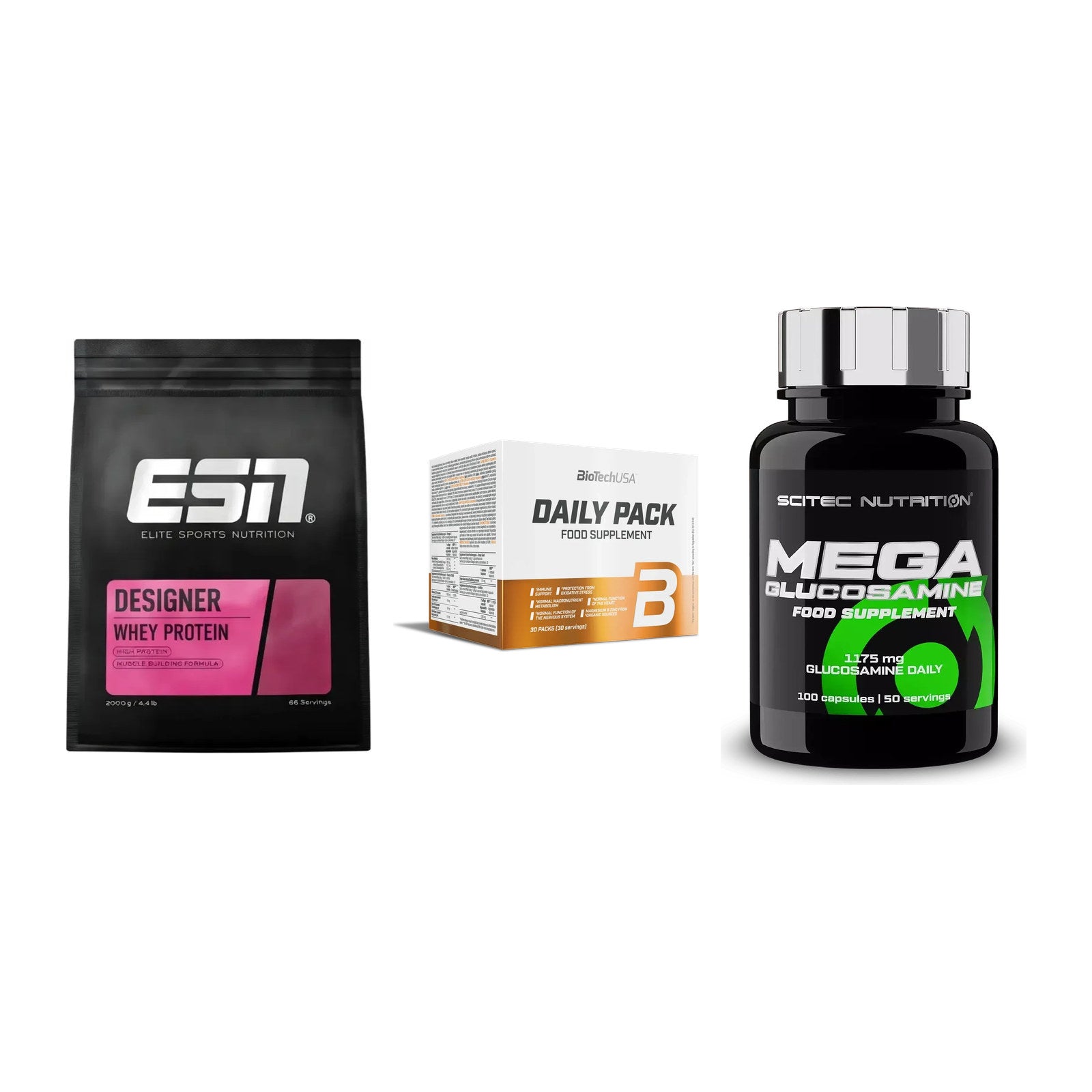 Regenerations-Set: ESN Designer + BioTech Daily + Scitec Mega – alle enthaltenen Artikel