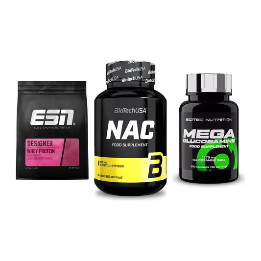 Regenerations-Set: ESN Designer + BioTech NAC + Scitec Mega – alle enthaltenen Artikel