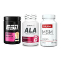 Regenerations-Set: ESN Designer + BioTech ALA + Body Attack MSM – alle enthaltenen Artikel