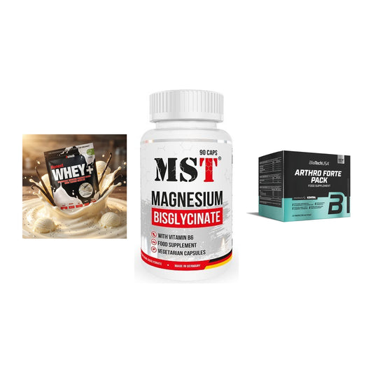 Regenerations-Set: Sinob Honest + MST Magnesium + BioTech Arthro – alle enthaltenen Artikel