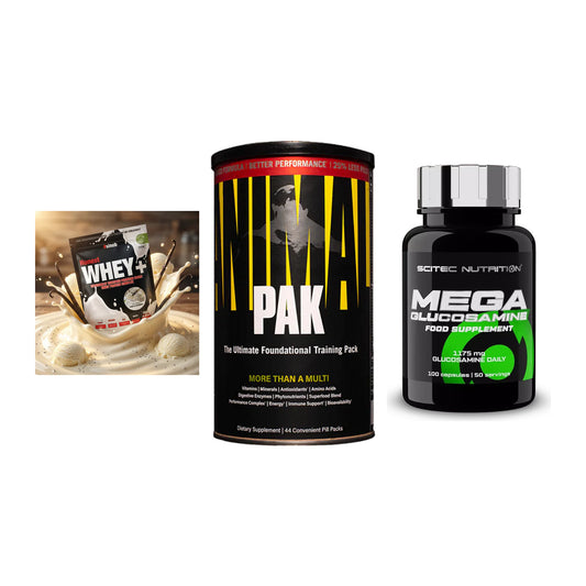 Regenerations-Set: Sinob Honest + Universal + Scitec Mega – alle enthaltenen Artikel