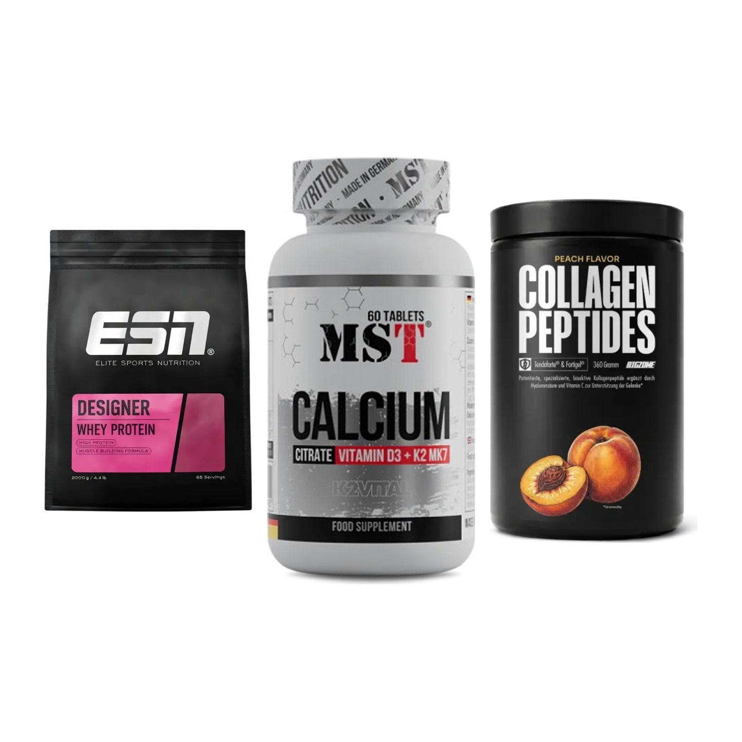 Regenerations-Set: ESN Designer + MST Calcium + Big Zone – alle enthaltenen Artikel