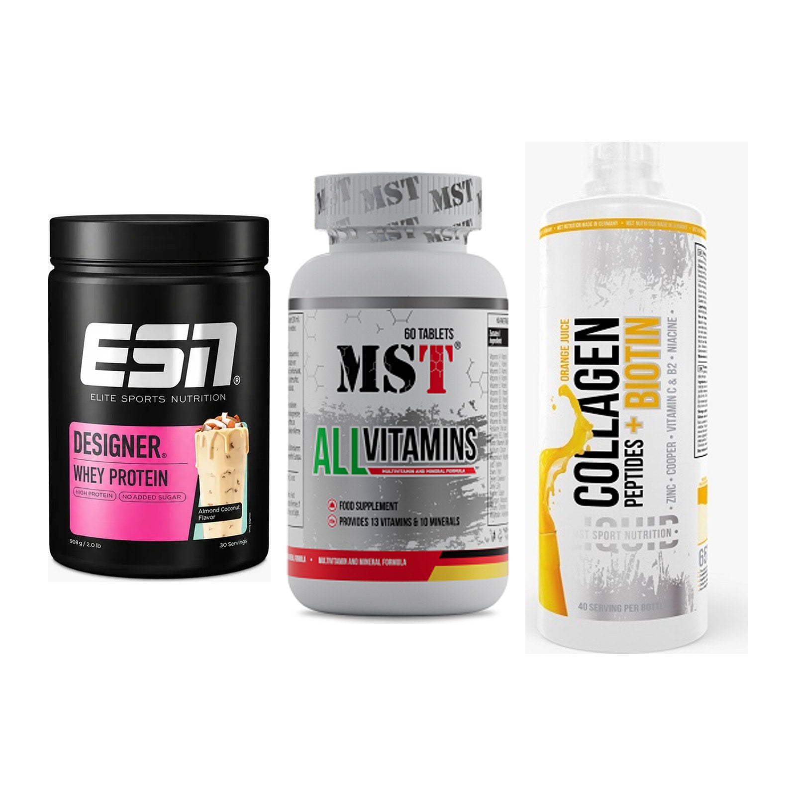 Regenerations-Set: ESN Designer + MST All Vitamin + MST Collagen – alle enthaltenen Artikel