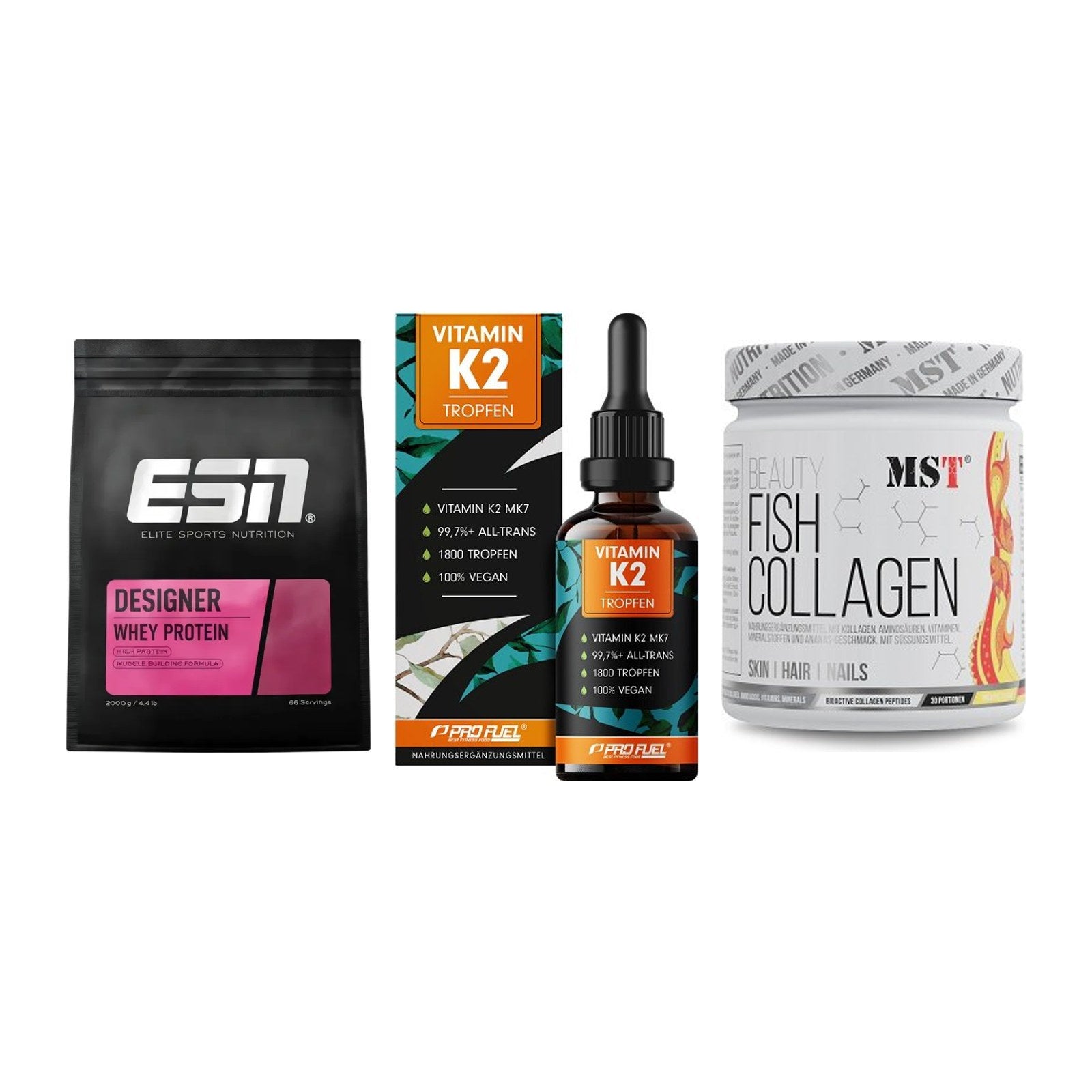 Regenerations-Set: ESN Designer + ProFuel Vitamin + MST Beauty Fish – alle enthaltenen Artikel
