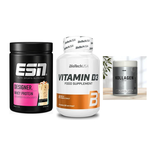 Regenerations-Set: ESN Designer + BioTech Vitamin + Sinob Kollagen – alle enthaltenen Artikel