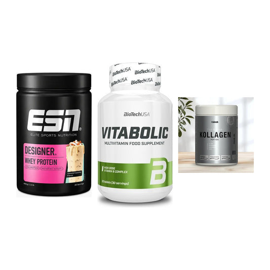 Regenerations-Set: ESN Designer + BioTech Vitabol + Sinob Kollagen – alle enthaltenen Artikel