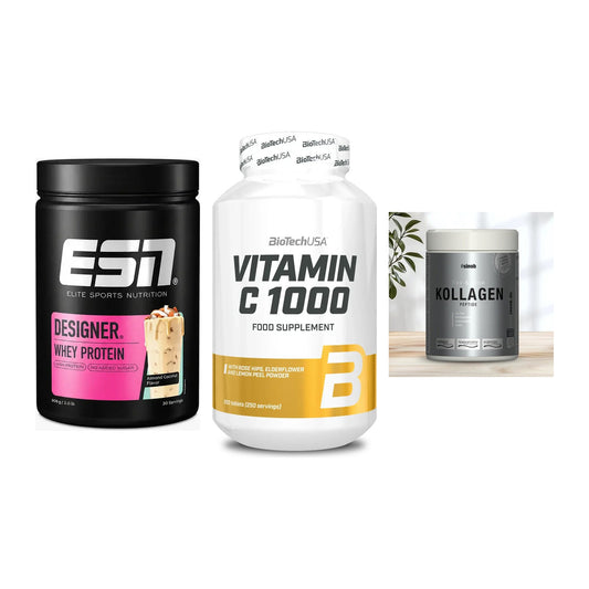 Regenerations-Set: ESN Designer + BioTech Vitamin + Sinob Kollagen – alle enthaltenen Artikel