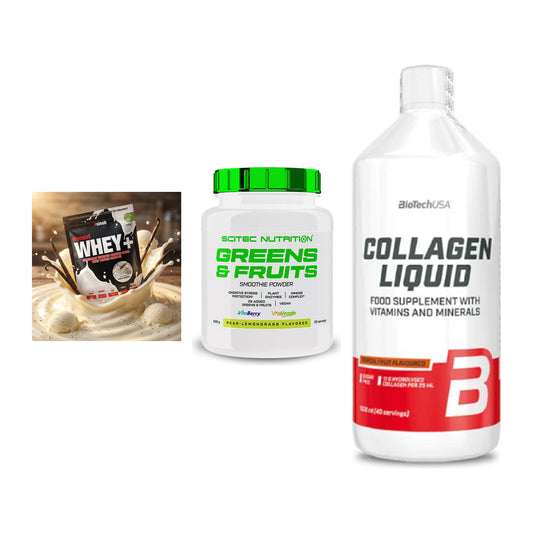 Regenerations-Set: Sinob Honest + Scitec Greens + BioTech Collage – alle enthaltenen Artikel