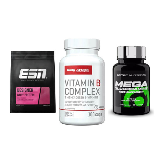 Regenerations-Set: ESN Designer + Body Attack + Scitec Mega – alle enthaltenen Artikel