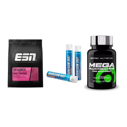 Regenerations-Set: ESN Designer + Body Attack + Scitec Mega – alle enthaltenen Artikel