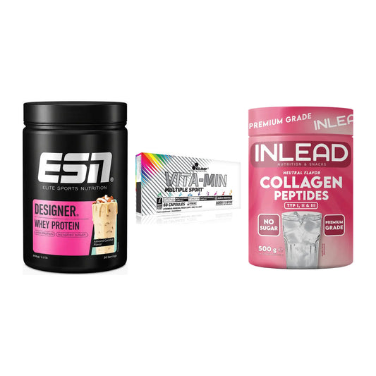 Regenerations-Set: ESN Designer + Olimp Vita-Min + INLEAD Collagen – alle enthaltenen Artikel