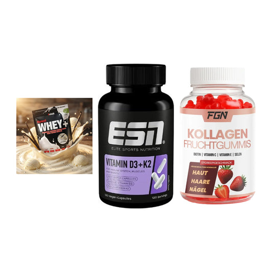 Regenerations-Set: Sinob Honest + ESN Vitamin D3 + FGN Kollagen 60 – alle enthaltenen Artikel
