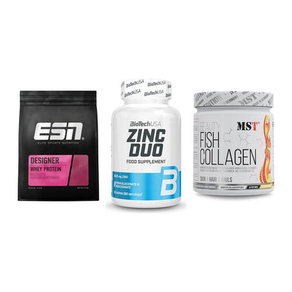 Regenerations-Set: ESN Designer + BioTech Zinc + MST Beauty Fish – alle enthaltenen Artikel