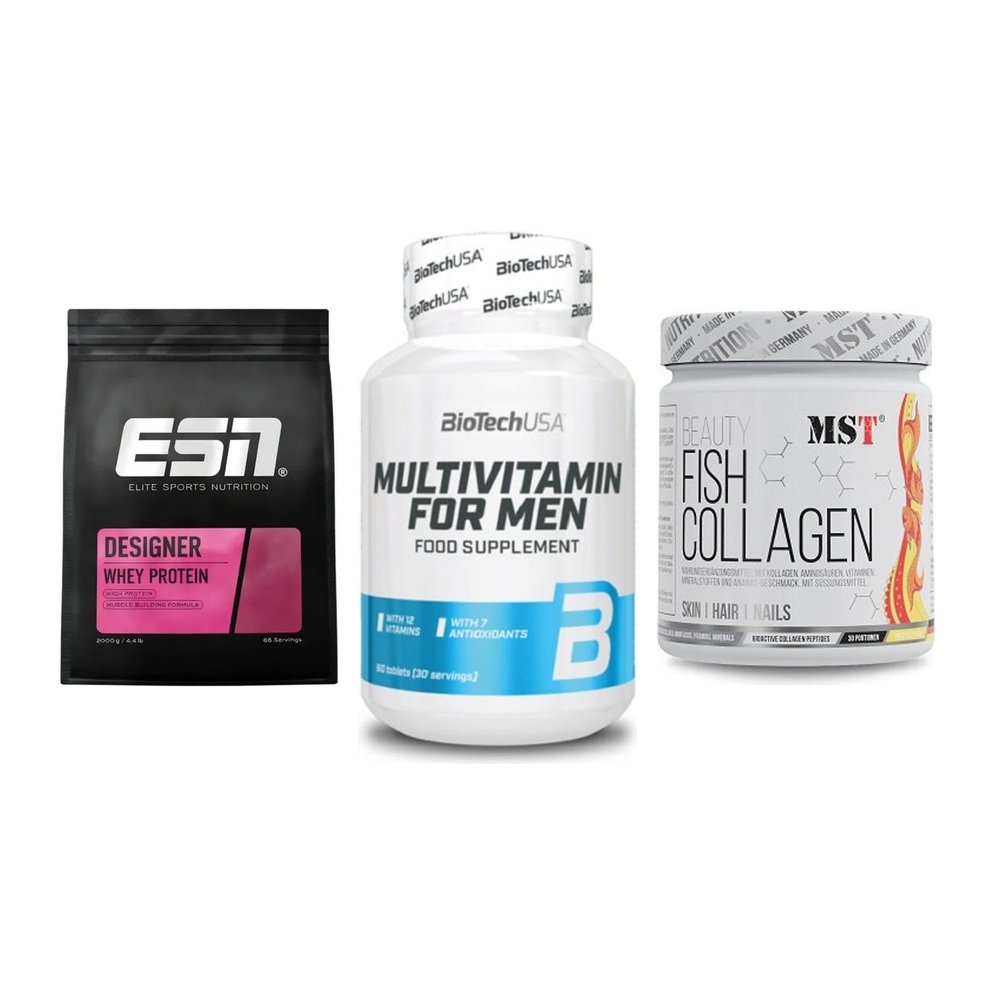 Regenerations-Set: ESN Designer + BioTech Multivi + MST Beauty Fish – alle enthaltenen Artikel
