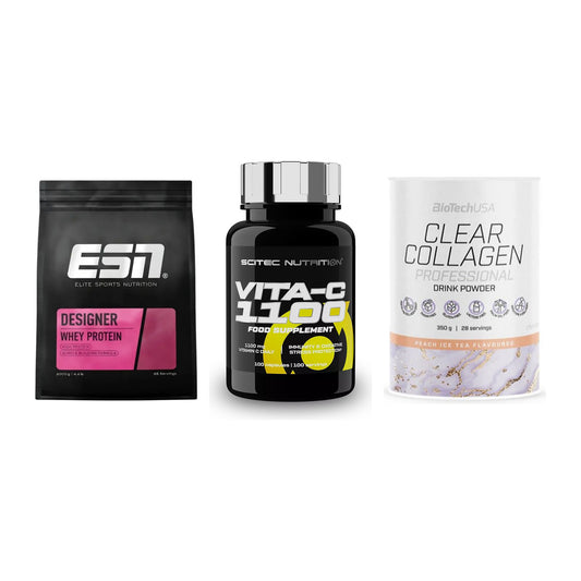 Regenerations-Set: ESN Designer + Scitec Vitamin + BioTech Clear – alle enthaltenen Artikel