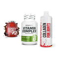 Regenerations-Set: Scitec 100% + BioTech Vitamin + MST Collagen – alle enthaltenen Artikel