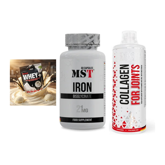 Regenerations-Set: Sinob Honest + MST Iron + MST Collagen – alle enthaltenen Artikel