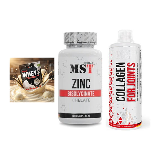 Regenerations-Set: Sinob Honest + MST Zinc + MST Collagen – alle enthaltenen Artikel