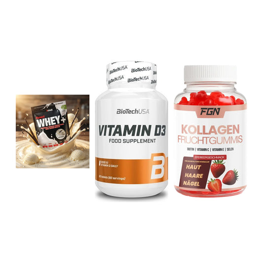 Regenerations-Set: Sinob Honest + BioTech Vitamin + FGN Kollagen 60 – alle enthaltenen Artikel