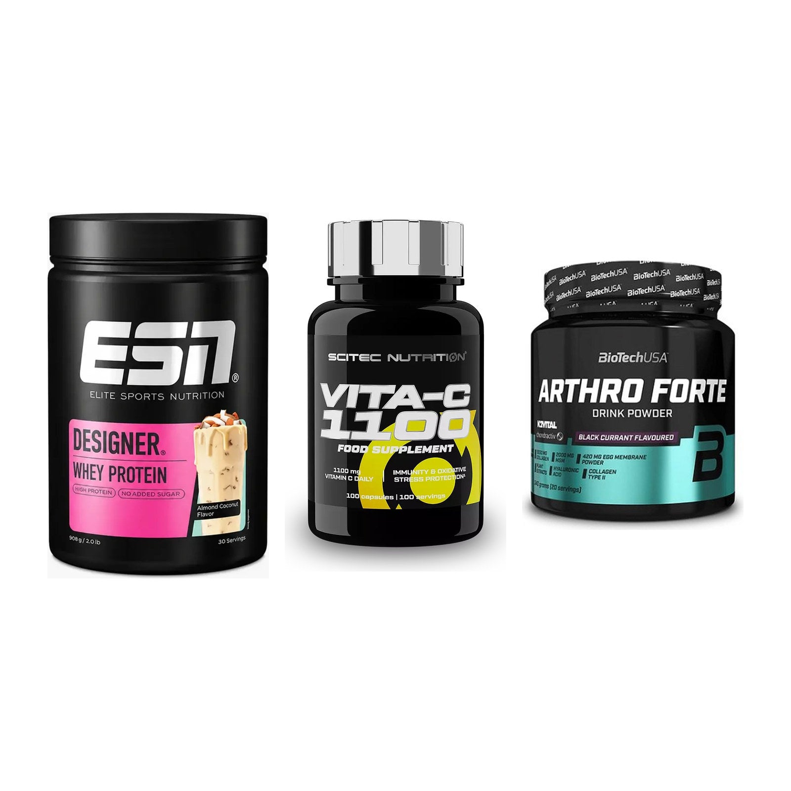 Regenerations-Set: ESN Designer + Scitec Vitamin + BioTech Arthro – alle enthaltenen Artikel