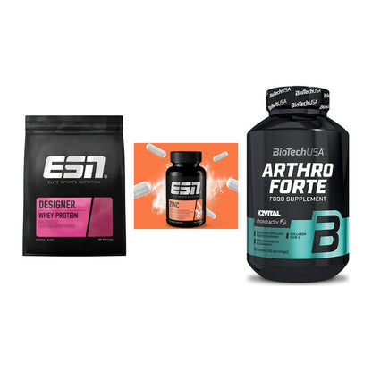 Regenerations-Set: ESN Designer + ESN Zinc + BioTech Arthro – alle enthaltenen Artikel