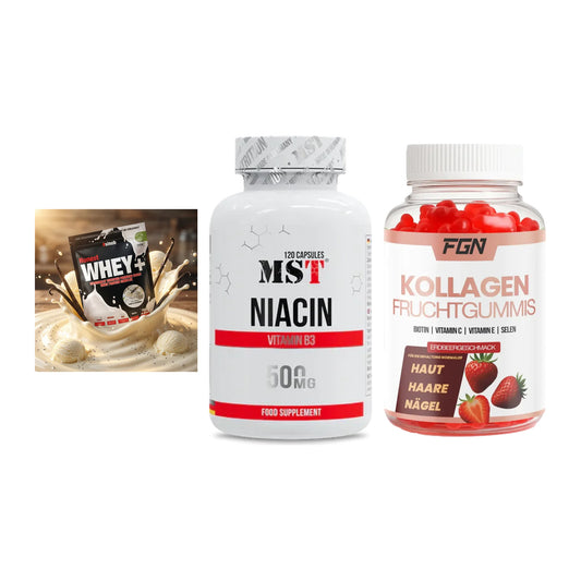 Regenerations-Set: Sinob Honest + MST Niacin + FGN Kollagen 60 – alle enthaltenen Artikel
