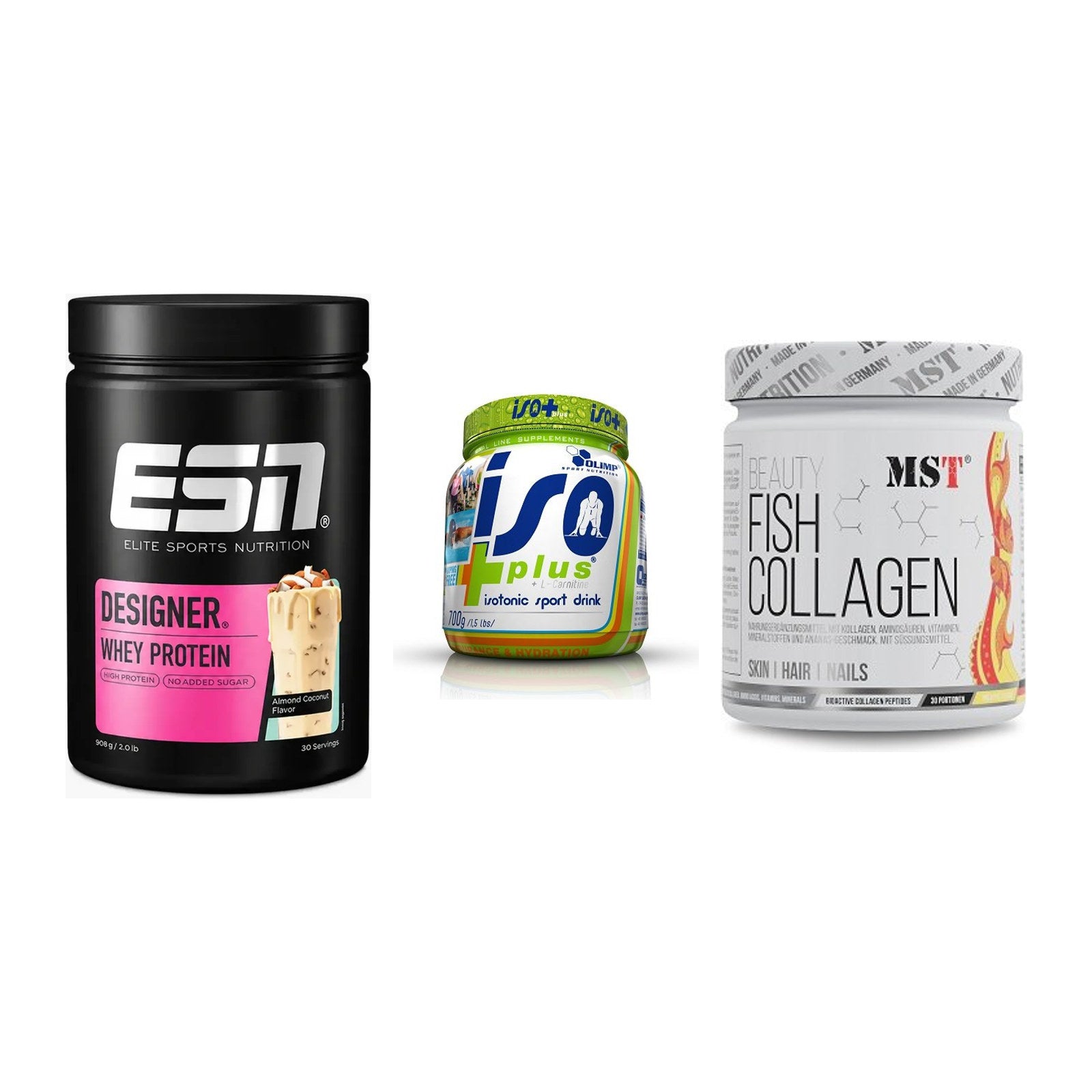Regenerations-Set: ESN Designer + Olimp Iso Plus + MST Beauty Fish – alle enthaltenen Artikel
