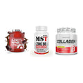 Regenerations-Set: Scitec 100% + MST Zinc + BioTech Collage – alle enthaltenen Artikel