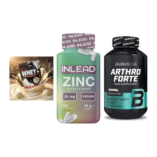 Regenerations-Set: Sinob Honest + INLEAD Zink + BioTech Arthro – alle enthaltenen Artikel