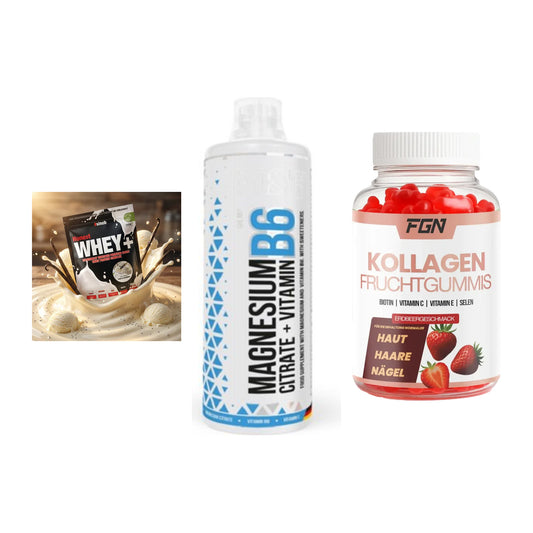 Regenerations-Set: Sinob Honest + MST Magnesium + FGN Kollagen 60 – alle enthaltenen Artikel