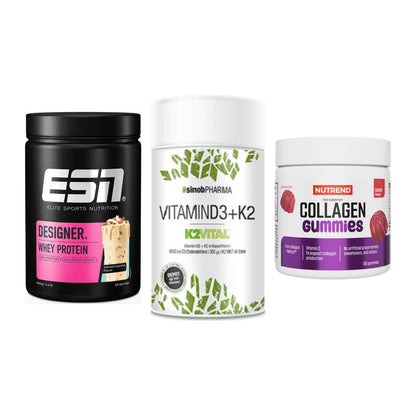 Regenerations-Set: ESN Designer + Sinob Vitamin + Nutrend Collage – alle enthaltenen Artikel