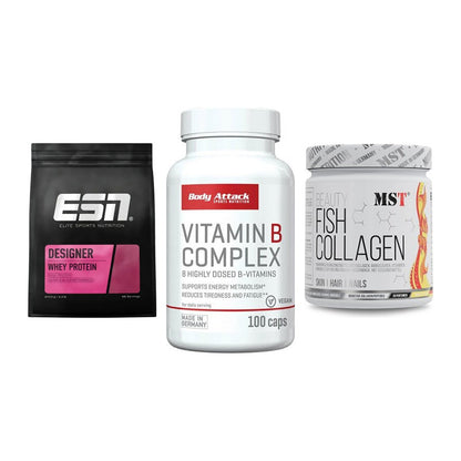 Regenerations-Set: ESN Designer + Body Attack + MST Beauty Fish – alle enthaltenen Artikel