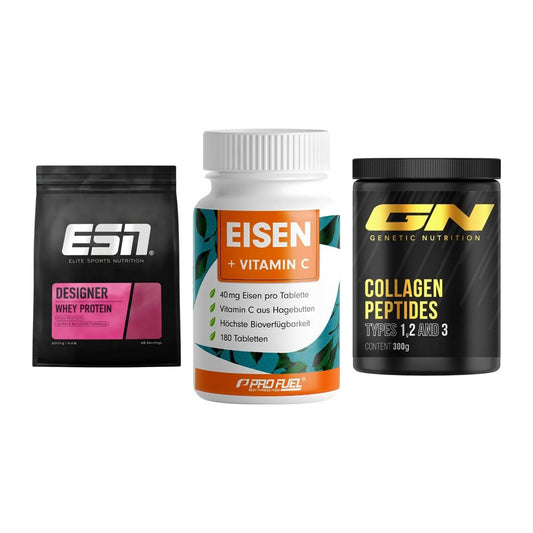 Regenerations-Set: ESN Designer + ProFuel EISEN + GN Peptan – alle enthaltenen Artikel