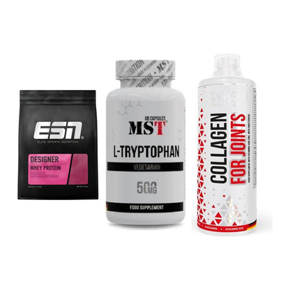 Regenerations-Set: ESN Designer + MST Tryptophan + MST Collagen – alle enthaltenen Artikel