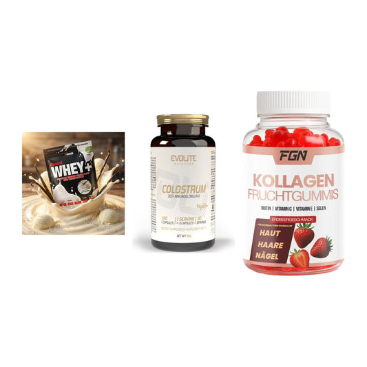 Regenerations-Set: Sinob Honest + Evolite Nutriti + FGN Kollagen 60 – alle enthaltenen Artikel