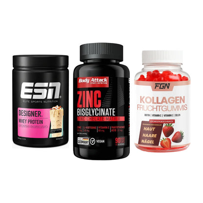 Regenerations-Set: ESN Designer + Body Attack + FGN Kollagen 60 – alle enthaltenen Artikel