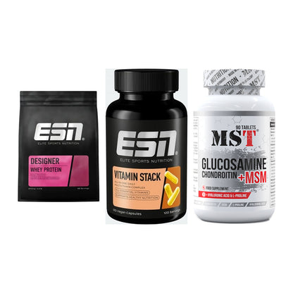 Regenerations-Set: ESN Designer + ESN Vitamin + MST Glucosamine – alle enthaltenen Artikel