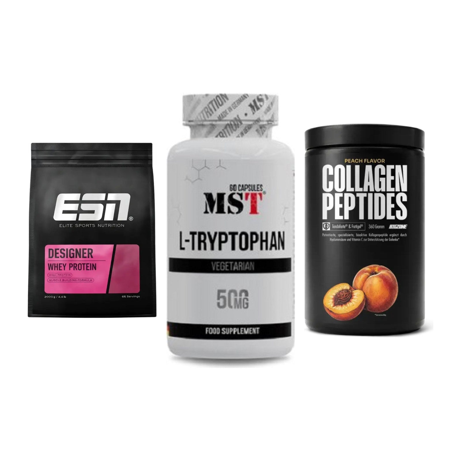 Regenerations-Set: ESN Designer + MST Tryptophan + Big Zone – alle enthaltenen Artikel